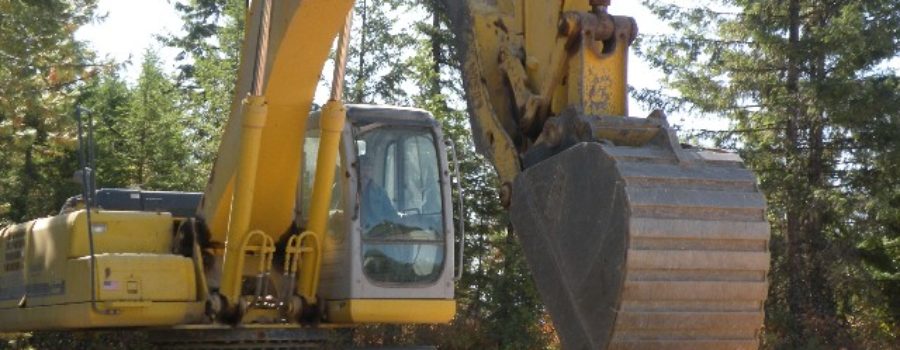 Rock Placing – Shoring Up The Road Along The Pend Oreille River