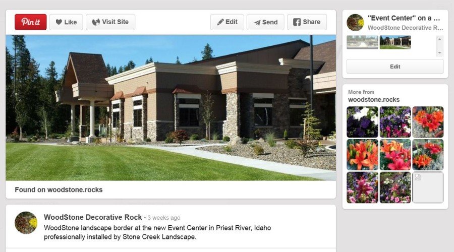 WoodStone’s Pinterest Page